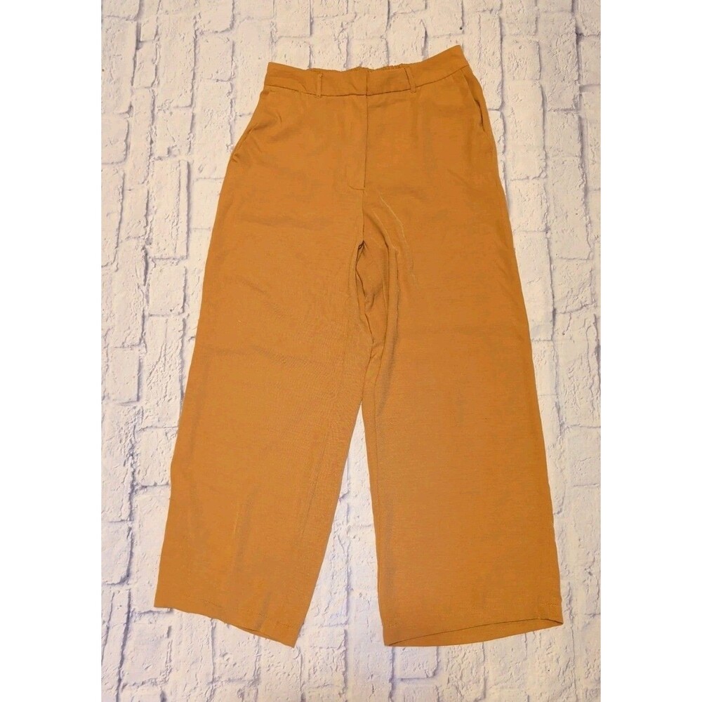boho hippie festival Ophelia roe high rise or ponte flare wide leg pants large
